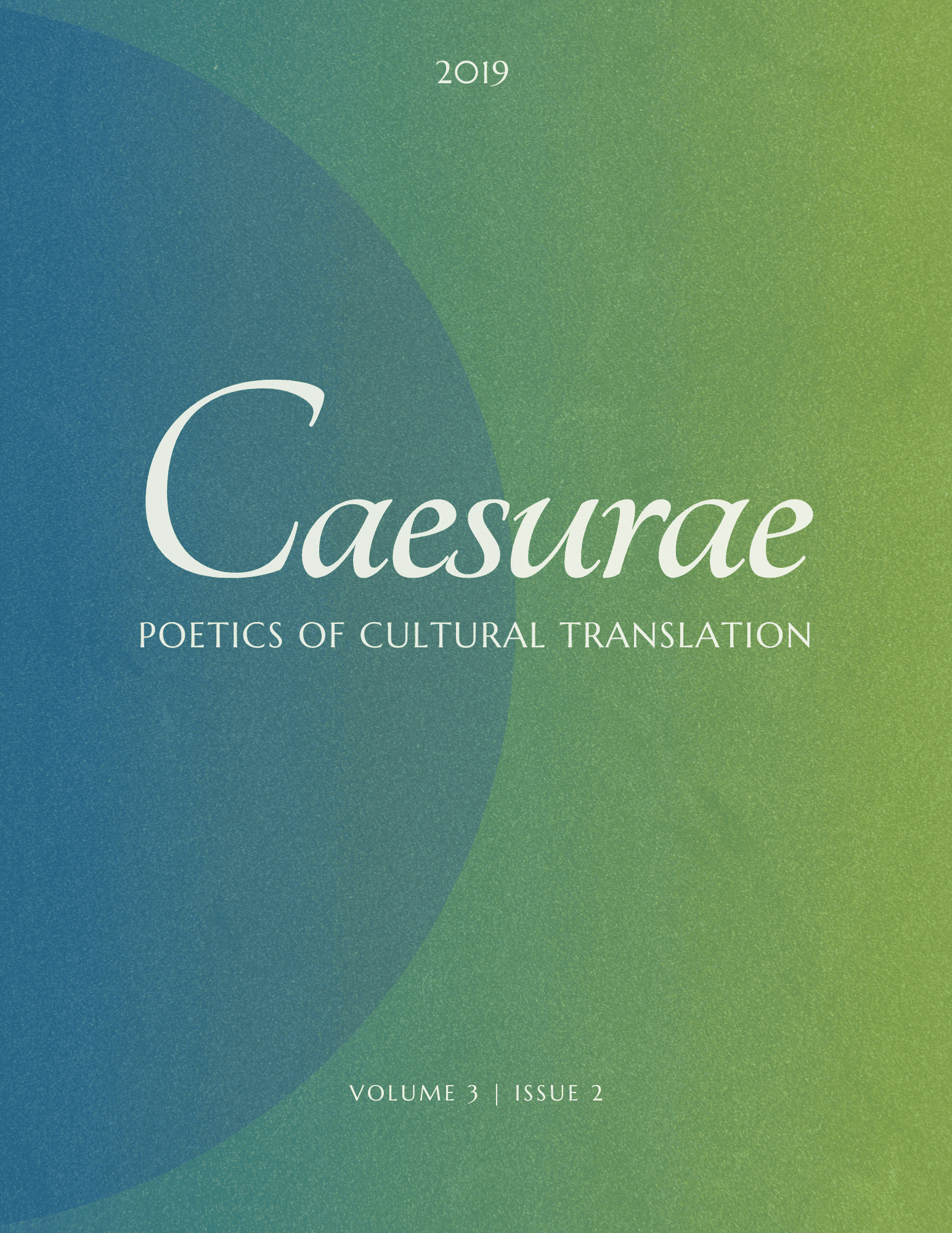 Cover of Volume 3, Number 2